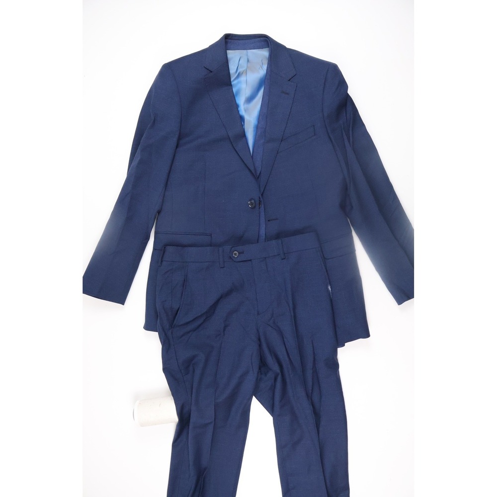 Youngor 1979 Vitale Barberis Canonico Super 120's Wool Suit Men's 46L Blue